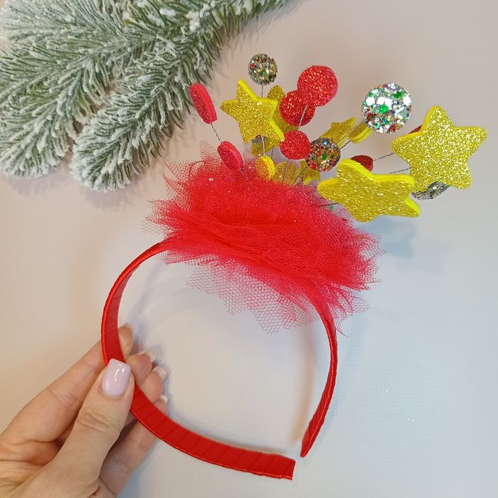 Новорічні обручі. Сніжинка, Зірочка. Цукерка