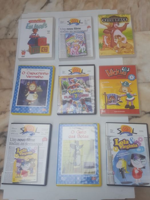48 DVD temas para criança