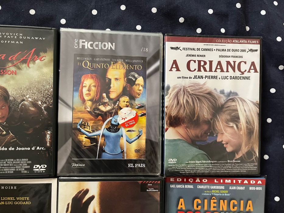 DVDs Cinema Francês: Luc Besson, Godard, Michel Gondry, Dardenne