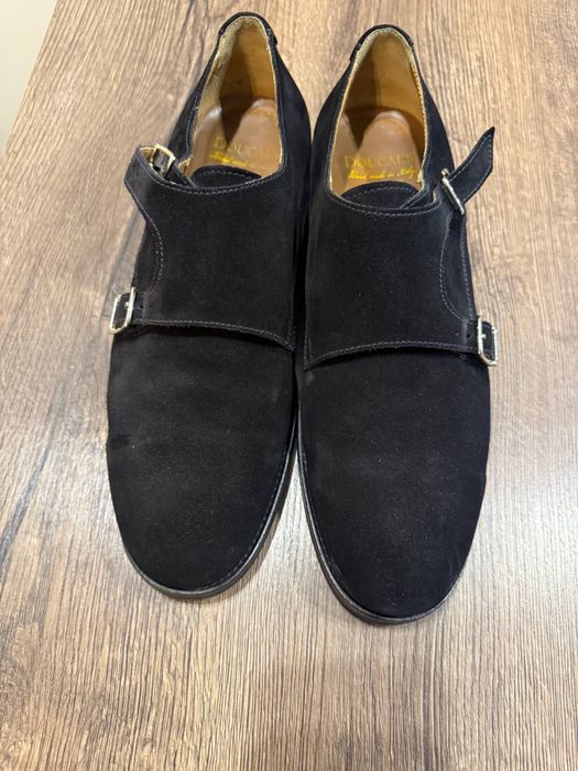 Туфлі чоловічі Doucal’s monk suede, 43,5