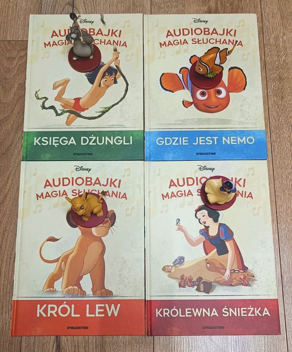 Audiobajki Disnej Nemo, Śnieżka, Król Lew, Księga Dżungli