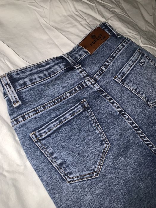 Джинси скіні(плотні), сині, розмір С