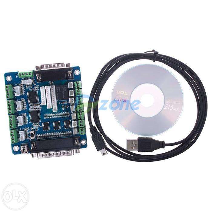 Плата інтерфейсна контроллер з LPT та MPG на 5 координат MACH3 для ЧПУ