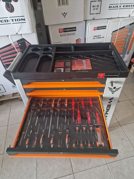 carrinho de ferramenta de 6 gavetas 4 completas novo