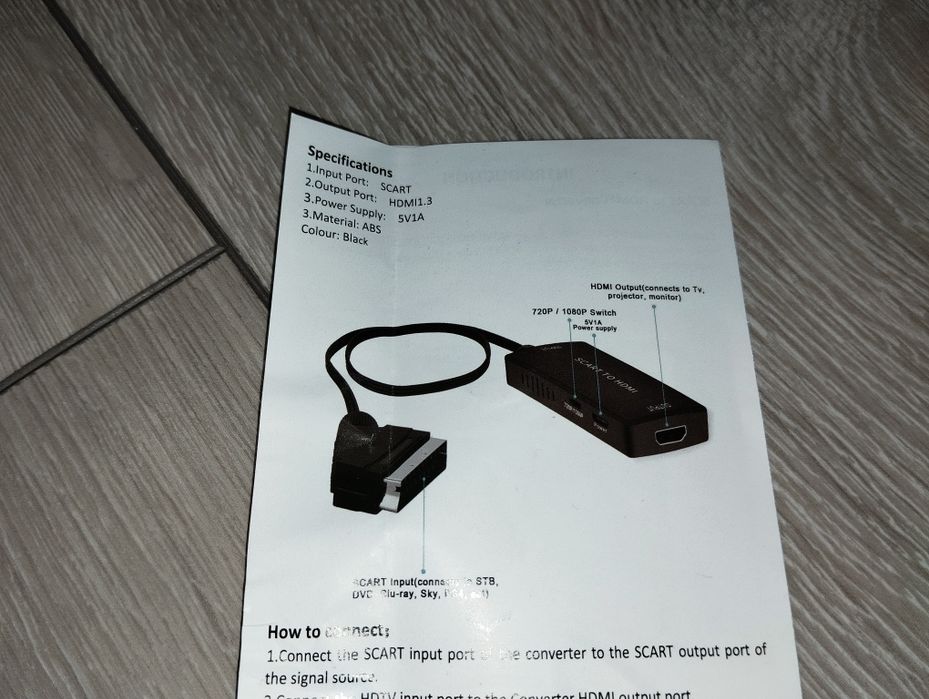 Adapter Scart HDMI