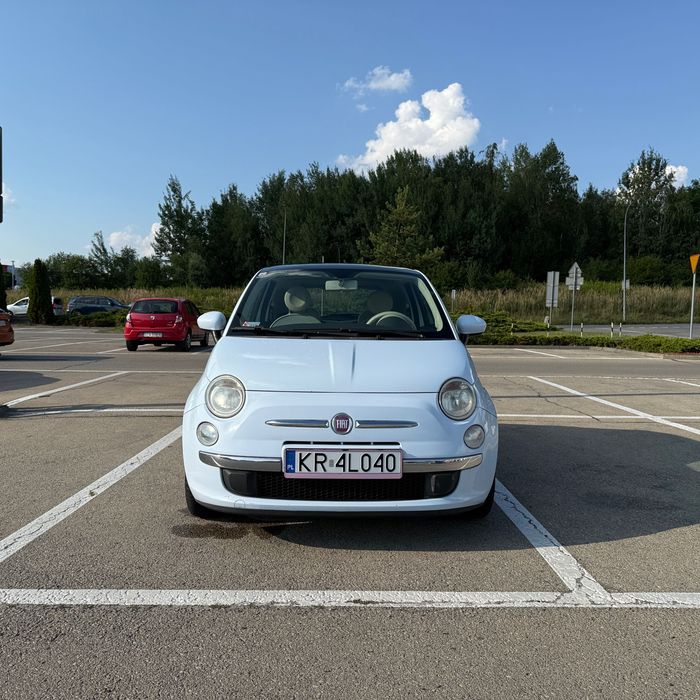Fiat 500 | Bardzo niski przebieg (136 tys. km) | Garażowany | Serwisowany