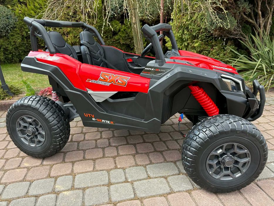 Dwuosobowy Samochód na akumulator Quad Buggy UTV X3 Off-Road 4 x 200 W 24V Auto dla 2 dzieci Pilot
