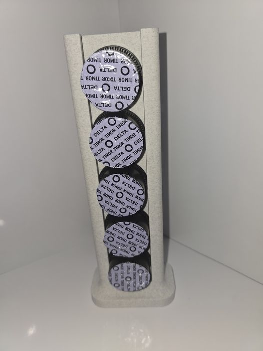 Delta Q stojak na 10szt  kapsułek kawy do expresu Delta Q kolor marmur
