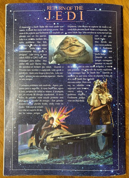 Caderneta Triologia Star Wars da Matutano