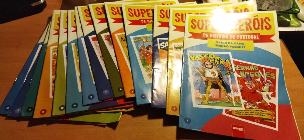 18 revistas bd super heróis de Portugal