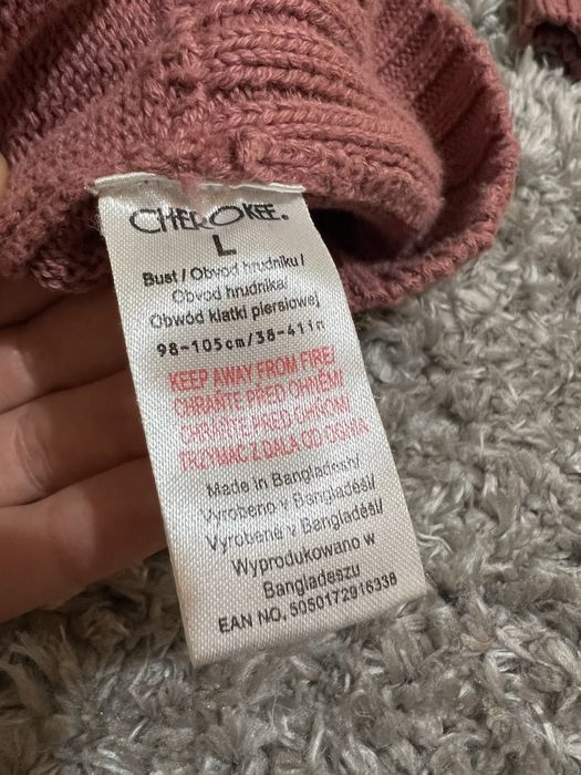 Golf różowy 50% bawełna