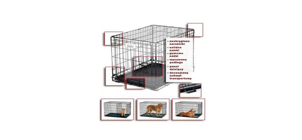 Kojec dla zwierząt Step-Thru MidWest (61x76)