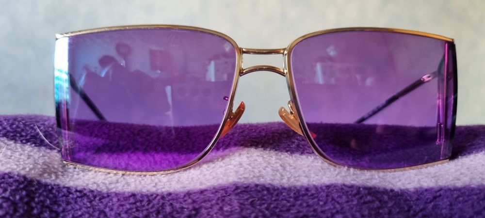 Okulary przeciwsłoneczne versace męskie fioletowe