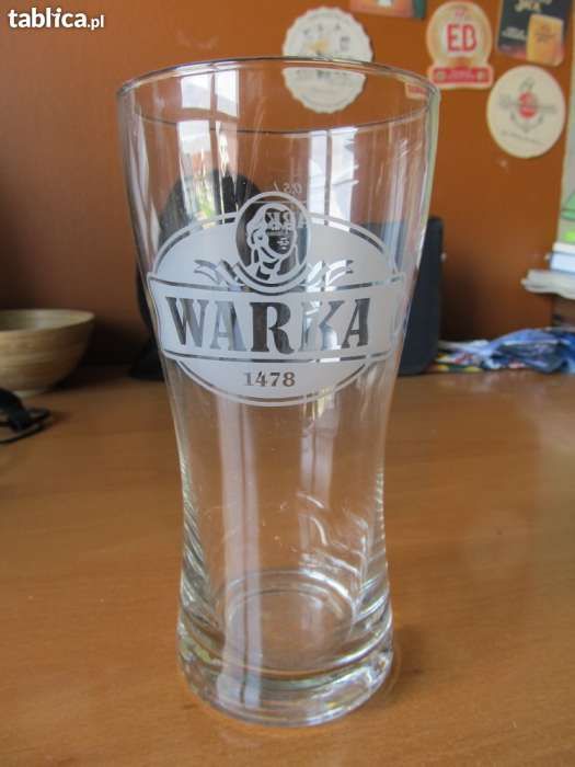 Warka - 5x szklanka 1x kufel