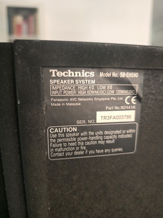 Colunas de som technics