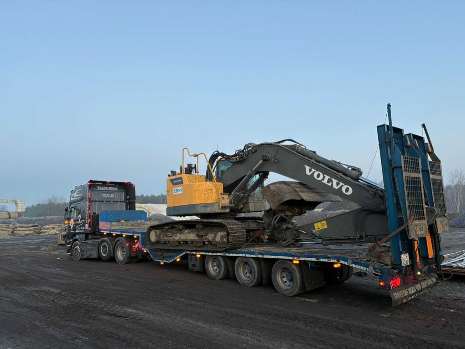 Transport niskopodwoziowy laweta platforma