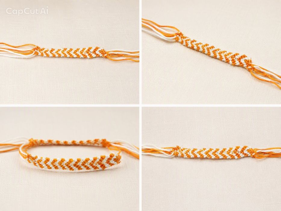 Pulseira artesanal feita à mão