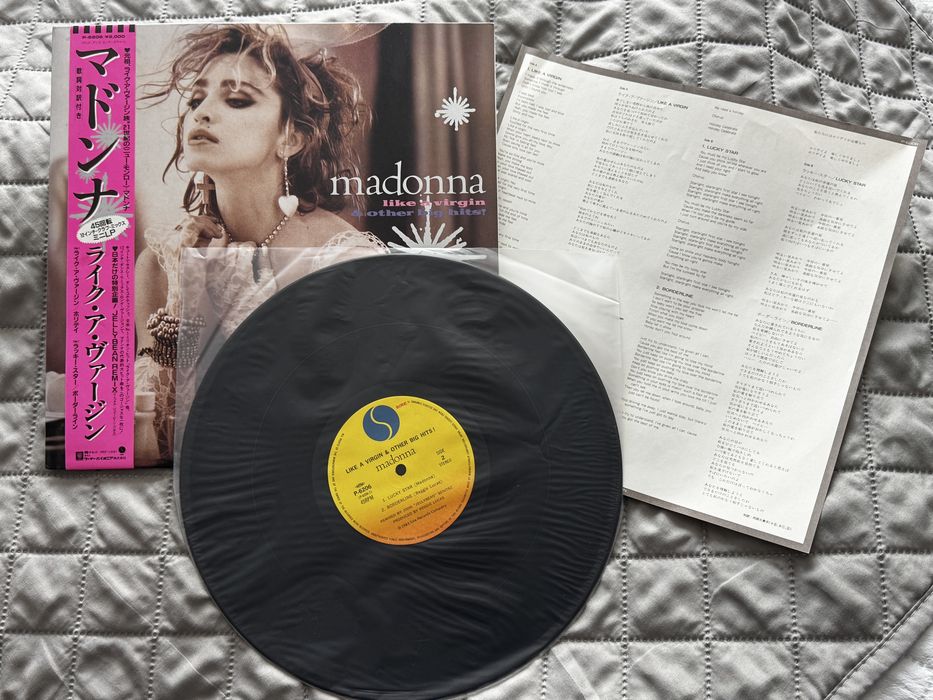 Madonna Like a Virgin Japan 12” maxi single vinyl