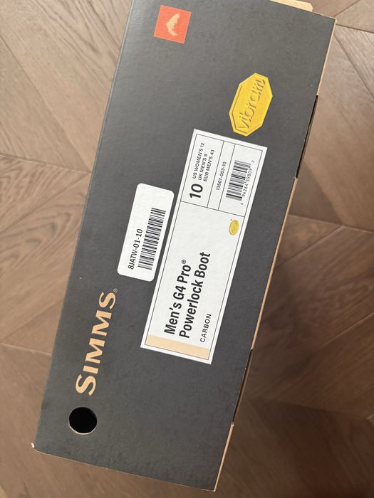 Simms G4 Pro Powerlock Boot 10 Vibram