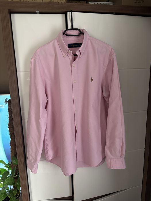 Rozowa koszula meska Ralph Lauren, XL, jak nowa