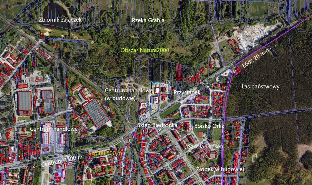 Wyjątkowa działka w lesie w Łasku – idealna pod Twój dom lub inwestycję! - View 3