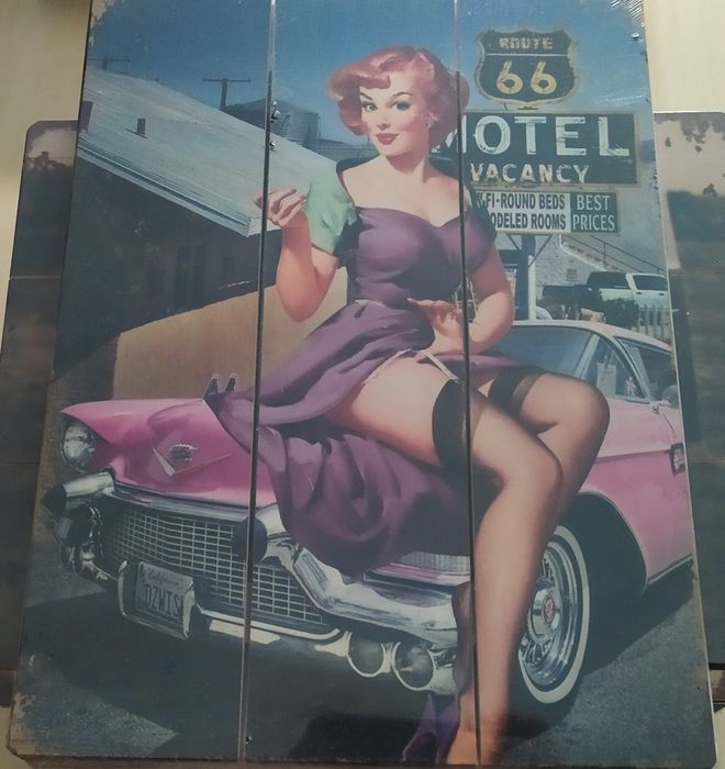 Quadro placa decorativa 40*30 em madeira