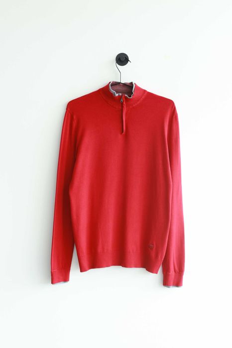 Светр 1/3 zip Armani Jeans на замочку