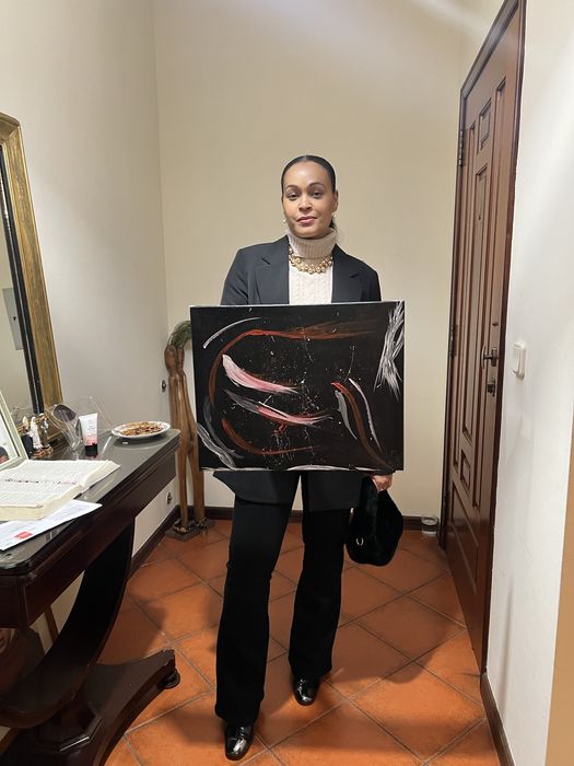 Quadro Reflexos Além do Negro