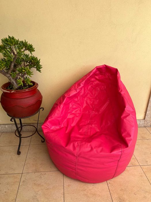 Pouf Pêra Rosa Adulto