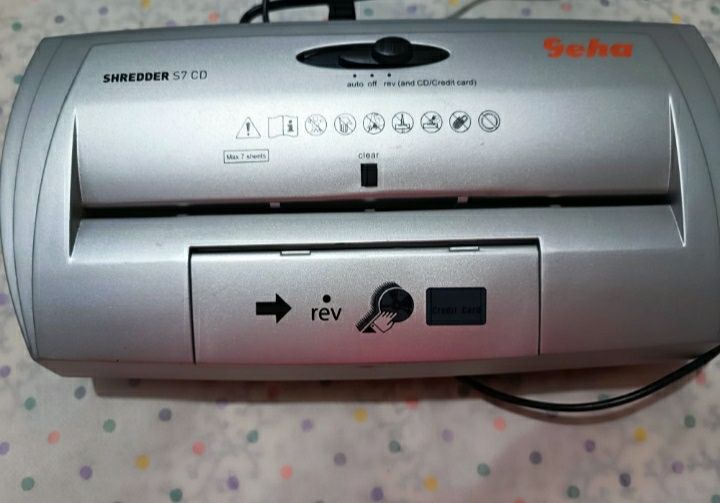 Triturador de papel elétrico
