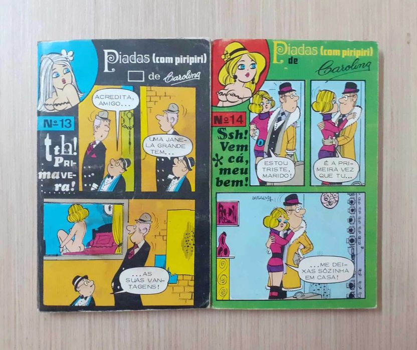 Piadas (com piripiri) de Carolina (BD humorística)