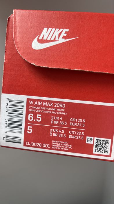 Nowe buty damskie NIKE AIR MAX 2090 rozm.37,5 - 100% oryginał