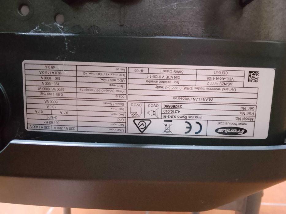 Inversor Fronius Symo