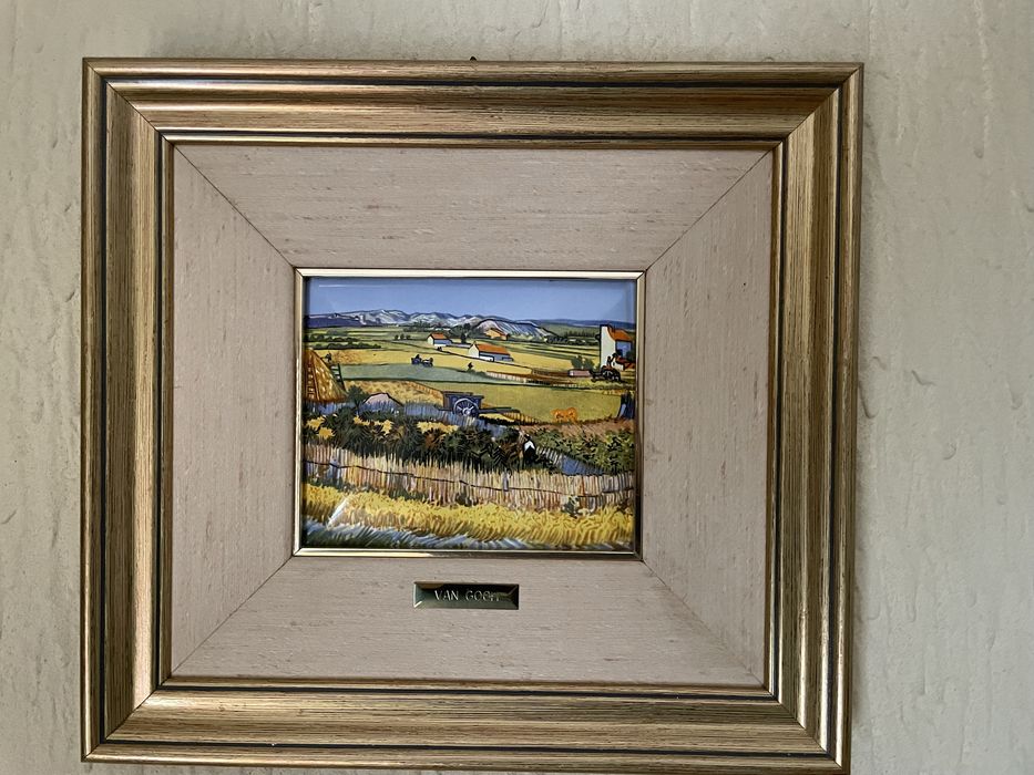 Lote de 6 quadros  - Renoir, Degas, Sorolla, Picasso e Van Gogh