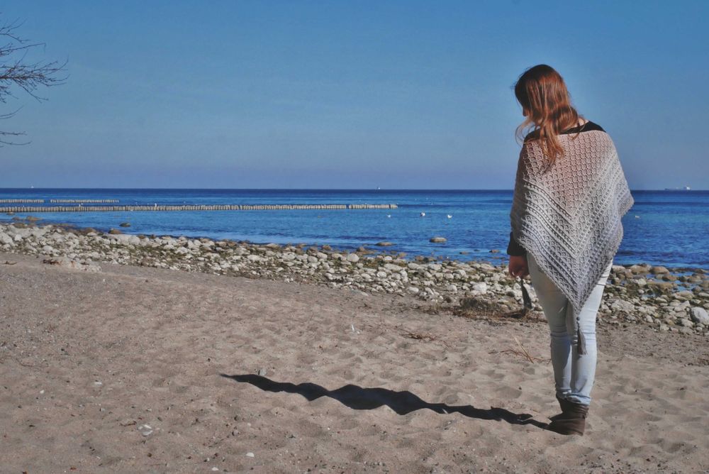 Ręcznie robiona chusta boho, na szydełku, handmade, prezent na Święta