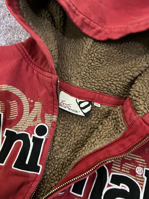 Fur zip animal зіпка з хутром мехом енімал скейтерська skate