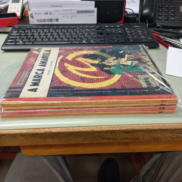 4 Albuns Blake e Mortimer antigos da Verbo
