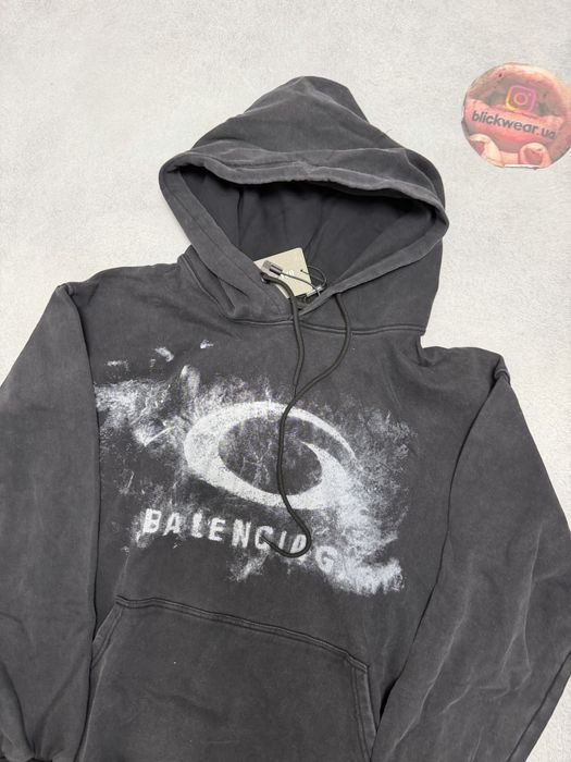 худи Balenciaga Infinity frafity logo hoodie худі vetements maison mar