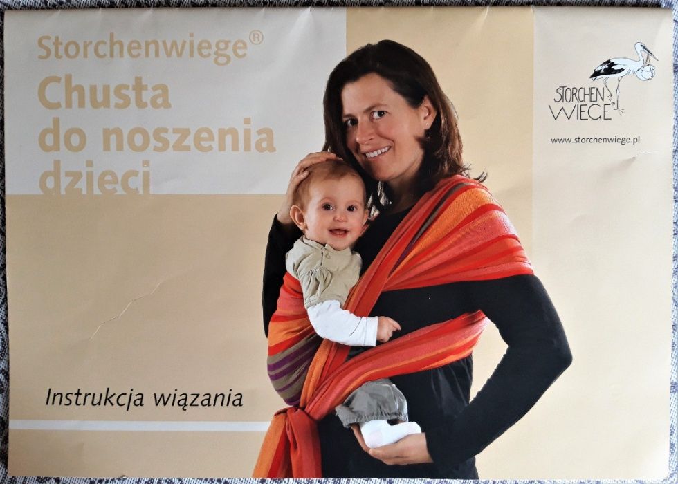 Chusta Inka Storchenwiege 4,1 m + instrukcja wiązania