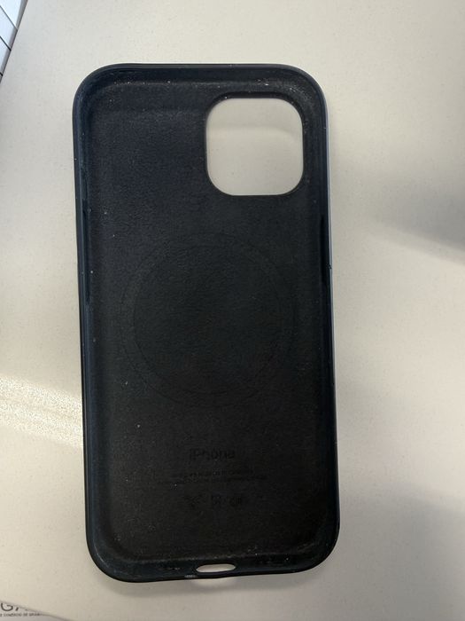 Capa Original em Silicone Preta para Iphone 15