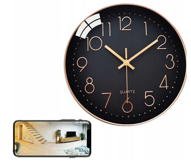 Zegar z ukryta kamera WIFI Full HD (1920 x 1080) ukryta kamera