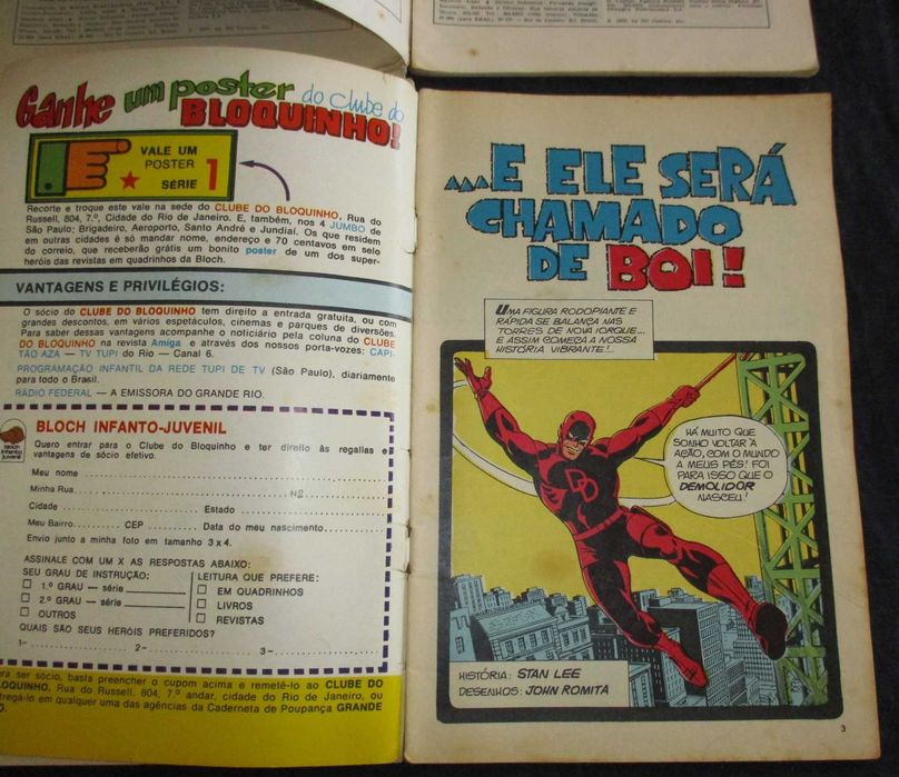 Livros Banda Desenhada BD EBAL Bloch