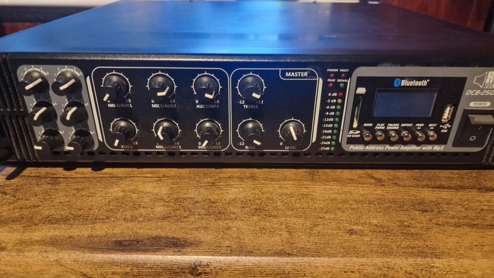 Wzmacniacz RH Sound DCB-250BC | 250W | 6 Stref | Bluetooth/USB