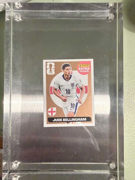 Jude Bellingham EXTRA STICKER Gold - Panini Mundial 2026 - NOVO