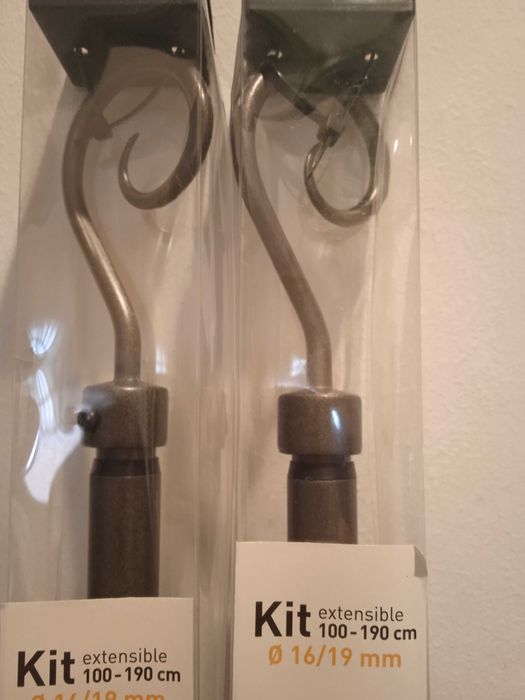 Varões extensíveis NOVOS/embalados