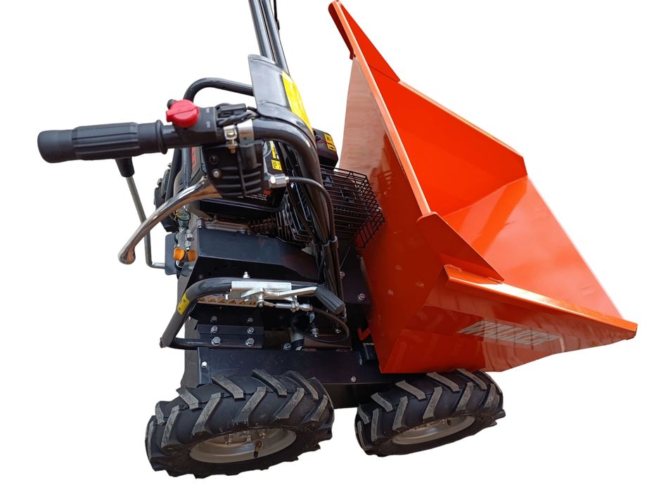 Taczka spalinowa 300kg Loncin 196cc 4x4 duża miska