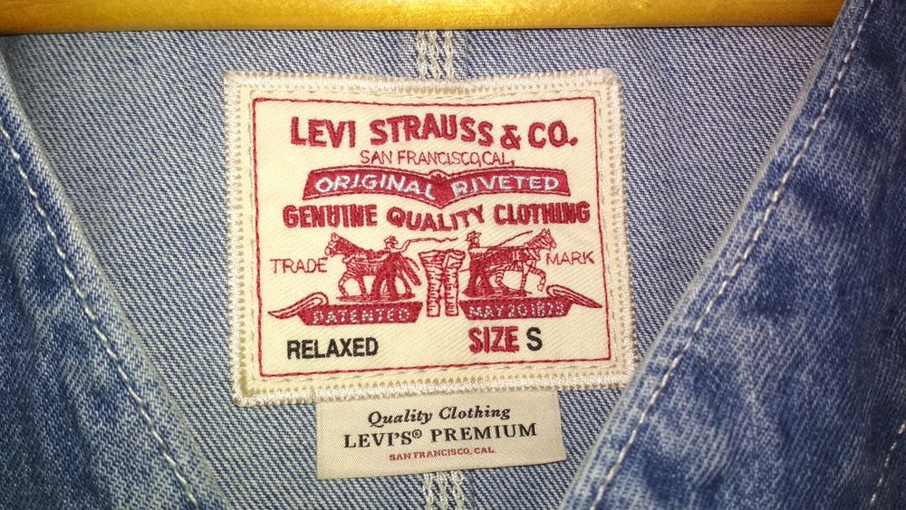 Чоловіча джинсова куртка Leviis Union Engineer - S-M-L оверсайз