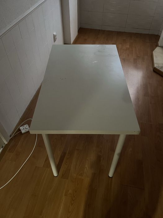 Mesa branca madeira IKEA