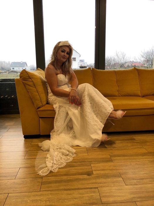 Przepiękna suknia ślubna rozmiar 38