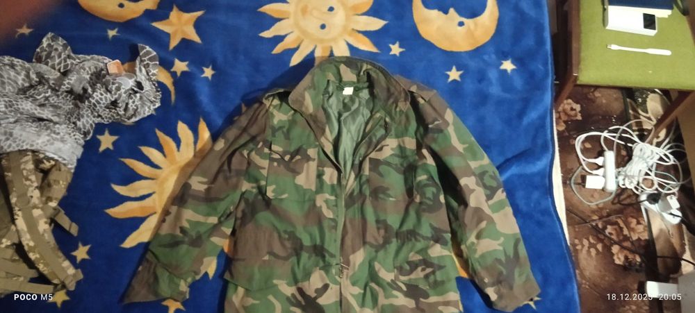 Куртка М-65 Woodland з підстібкою | Розмір L Regular | Комплект